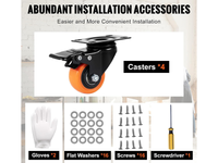 Thumbnail for Caster Wheels Trolley Wheels 4 Pcs