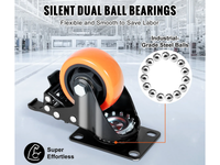 Thumbnail for Caster Wheels Trolley Wheels 4 Pcs