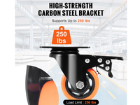 Thumbnail for Caster Wheels Trolley Wheels 4 Pcs