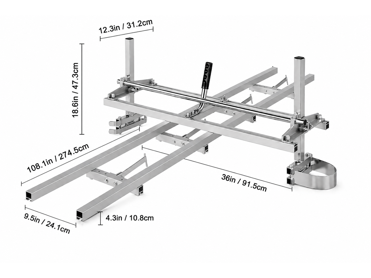 Chainsaw Mill Rail Guide 2.7M
