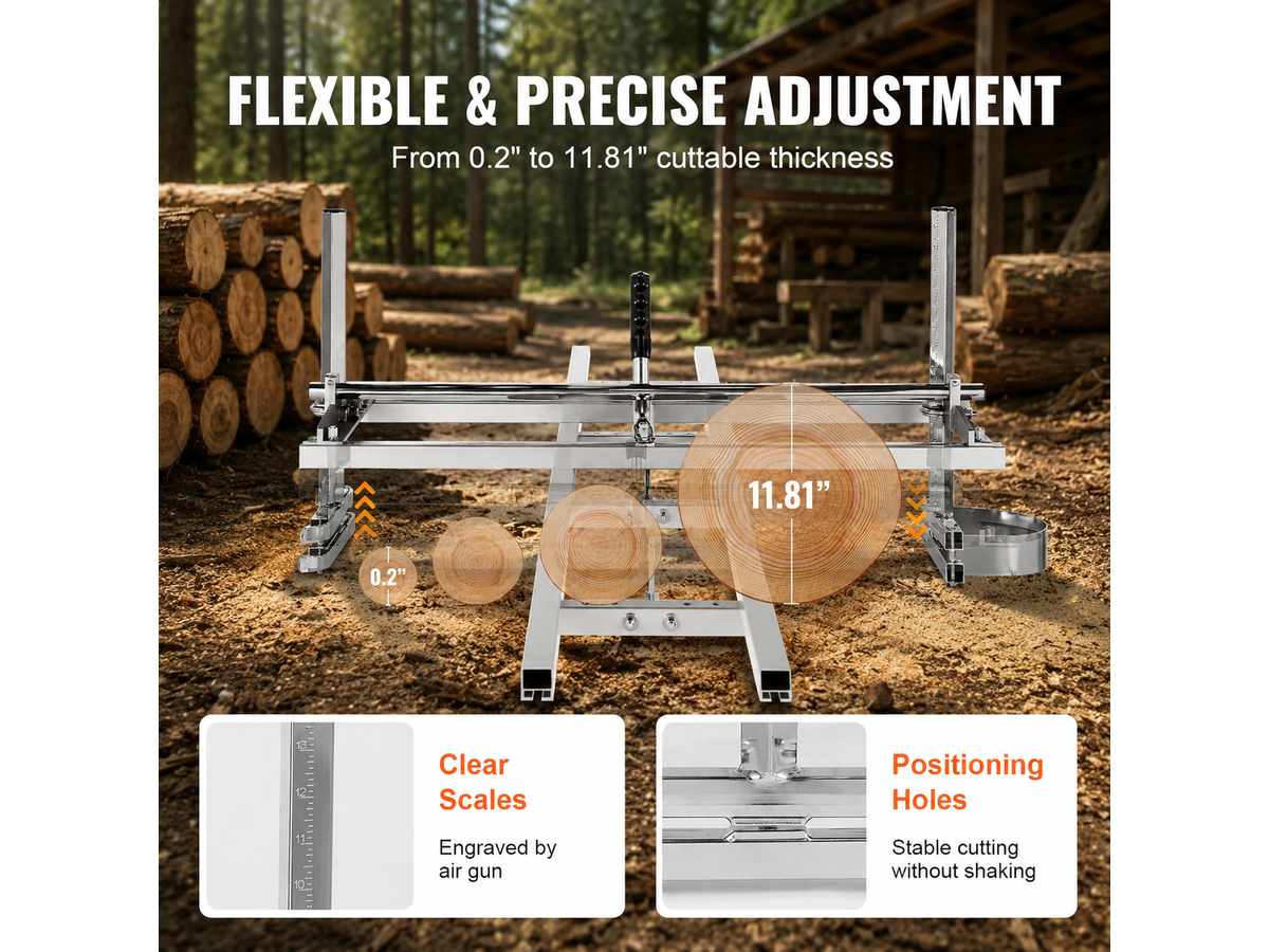 Chainsaw Mill Rail Guide 2.7M