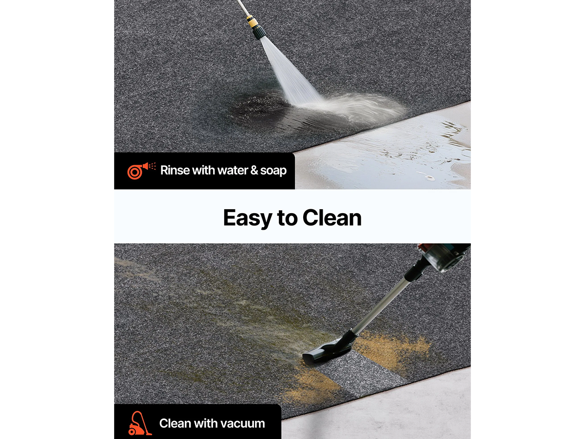 Garage Floor Mat 2.25 x 5.2 M Non-Slip Heavy Duty Waterproof