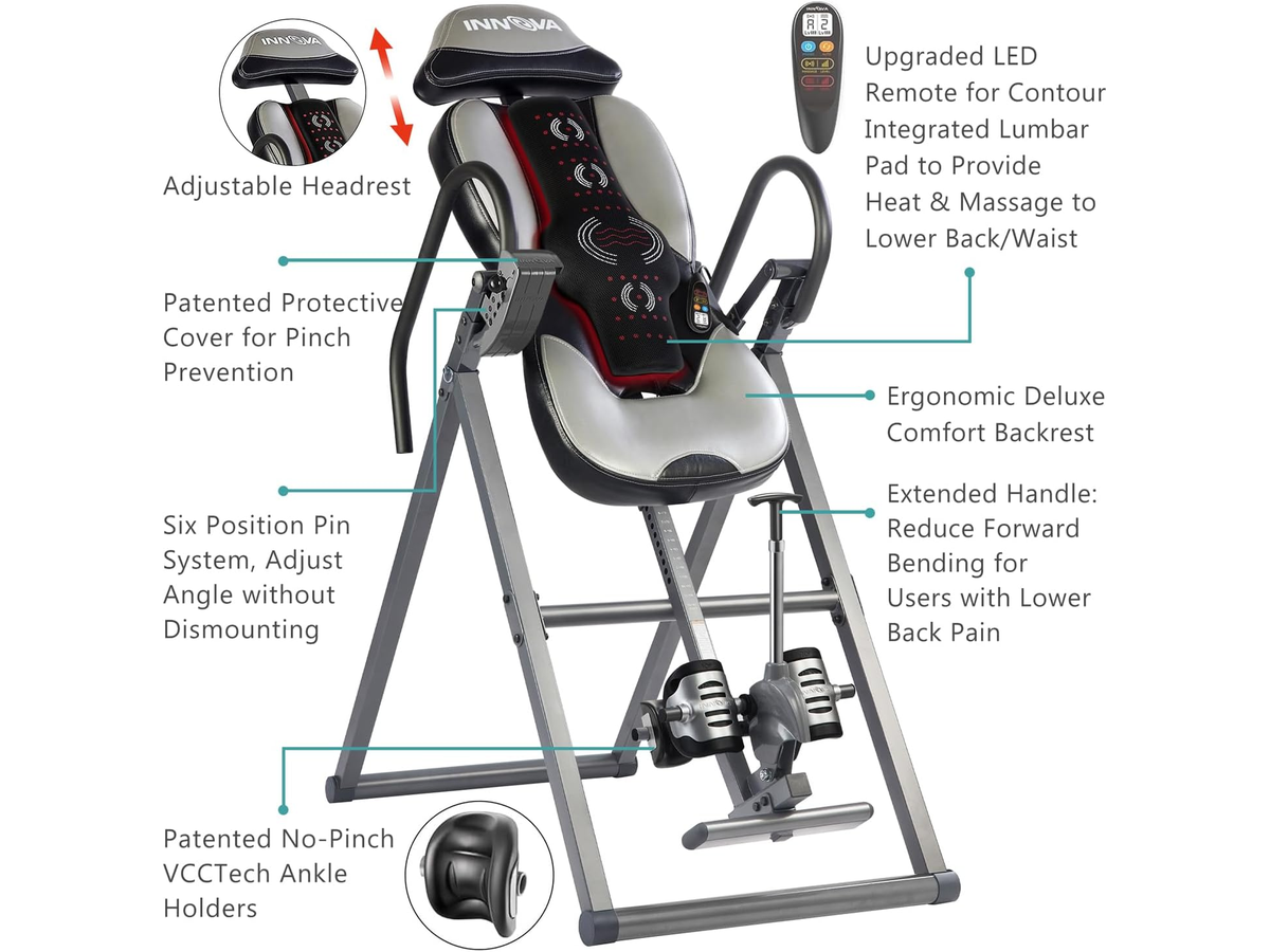 Inversion Table with Heat and Massage