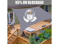 Thumbnail for 3X5M Rectangle Sun Shade Sail with Hardware