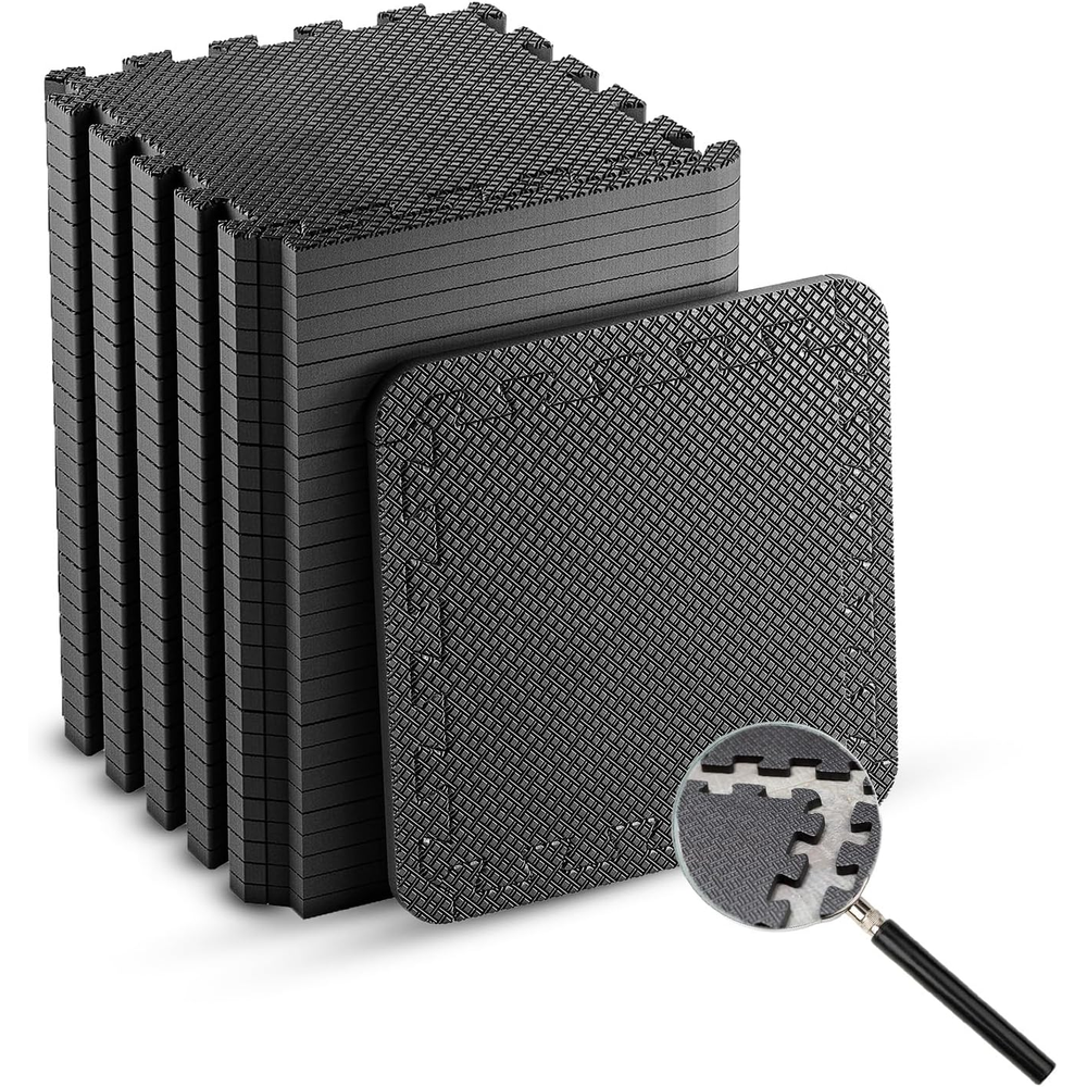24 Pack EVA Foam Gym Interlocking Floor Puzzle Mats