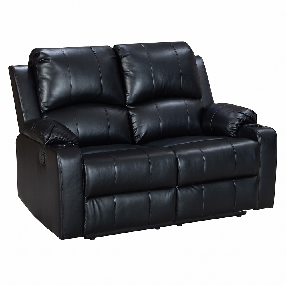 Recliner Sofa Motion Loveseat 2 Seater Leather