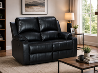 Thumbnail for Recliner Sofa Motion Loveseat 2 Seater Leather