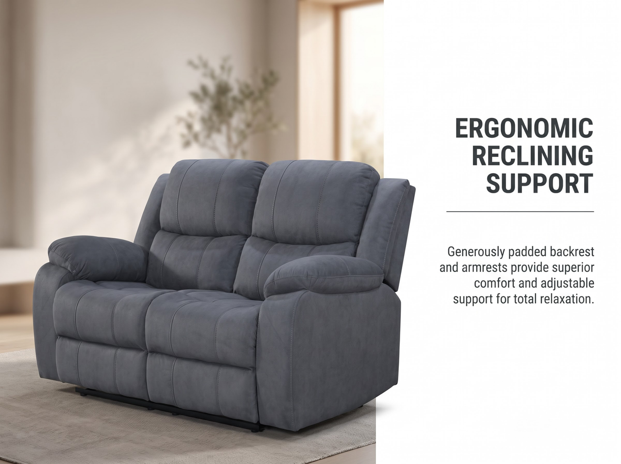 Recliner Sofa 2 Seater