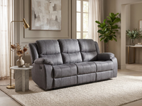 Thumbnail for Manual 3 Seater Recliner Sofa