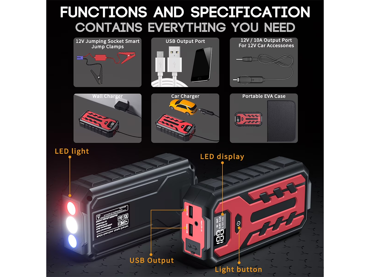 Portable Car Jump Starter