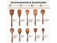 Thumbnail for Wooden Kitchen Utensils Set