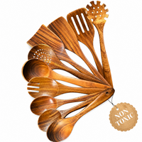 Thumbnail for Wooden Kitchen Utensils Set
