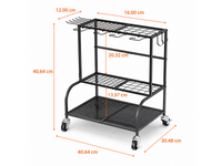 Thumbnail for Garden Tool Organizer with Wheels