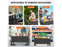 Thumbnail for Folding Wagon Cart Garden Cart