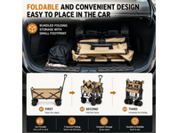 Thumbnail for Folding Wagon Cart Garden Cart