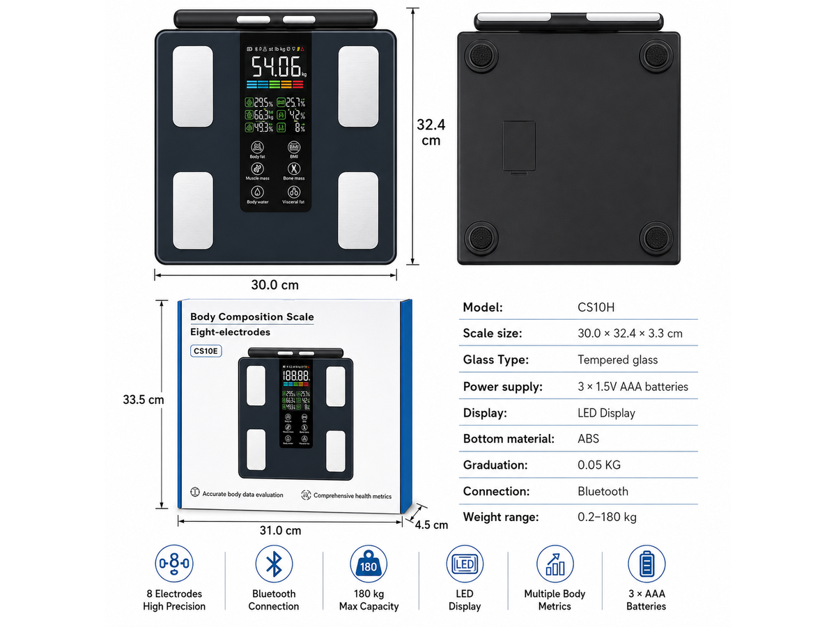 Bathroom Scales Bluetooth Body Fat Scale