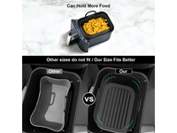 Thumbnail for Silicone Air Fryer Liners Reusable