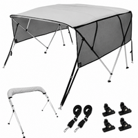 Thumbnail for 4 Bow Boat Bimini Top Cover 2.1-2.2M