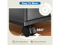 Thumbnail for 5 Drawer File Cabinet Mobile Printer Stand