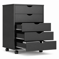 Thumbnail for 5 Drawer File Cabinet Mobile Printer Stand