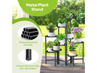 Thumbnail for 9 Tier Metal Plant Stand
