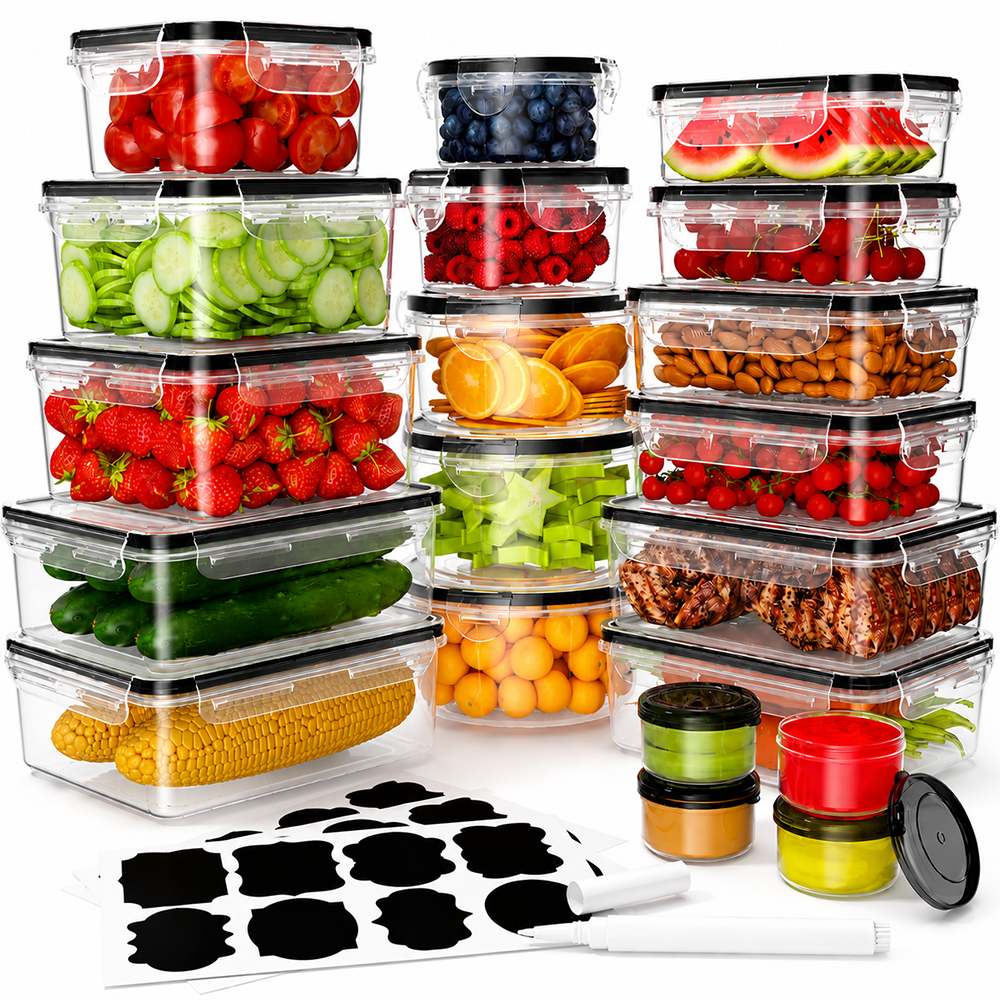 Food Storage Containers Set 50 Piece