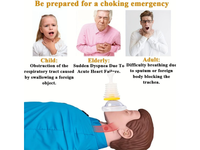 Thumbnail for First Aid Kit Minor Choking Emergency Pump Breath Choking Rescues Device Home