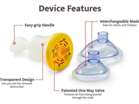 Thumbnail for First Aid Kit Minor Choking Emergency Pump Breath Choking Rescues Device Home