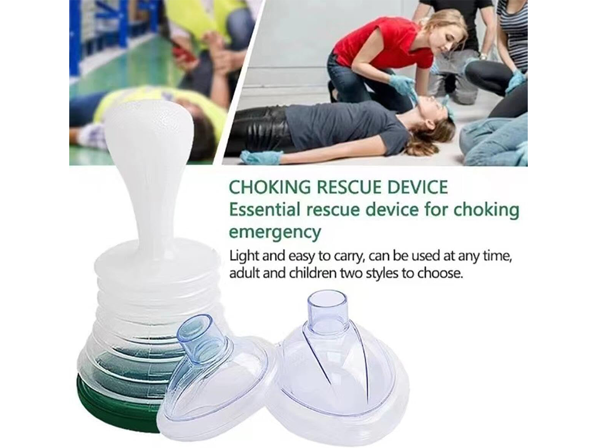 First Aid Kit Minor Choking Emergency Pump Breath Choking Rescues Device Home