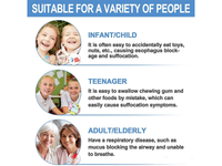 Thumbnail for First Aid Kit Minor Choking Emergency Pump Breath Choking Rescues Device Home