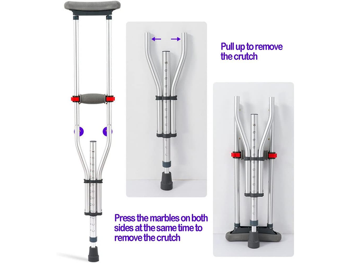 Foldable Underarm Crutches