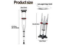 Thumbnail for Foldable Underarm Crutches