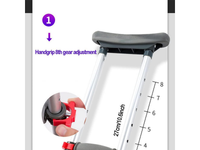 Thumbnail for Foldable Underarm Crutches