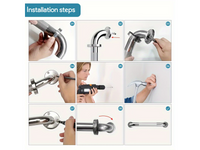 Thumbnail for Stainless Steel Safety Grab Bar for Toilet Bathroom
