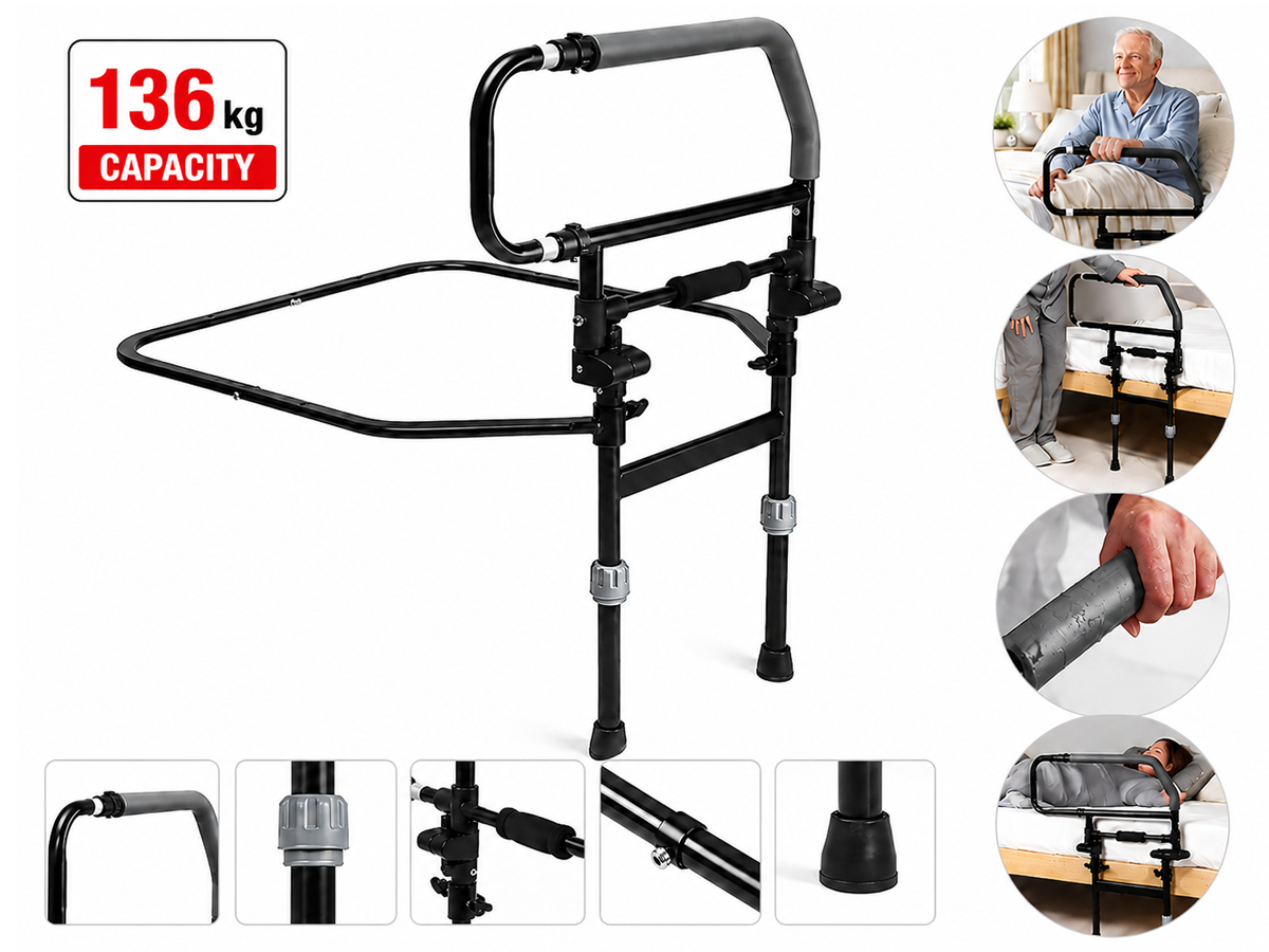 Adjustable Bed Rail for Elderly Safety