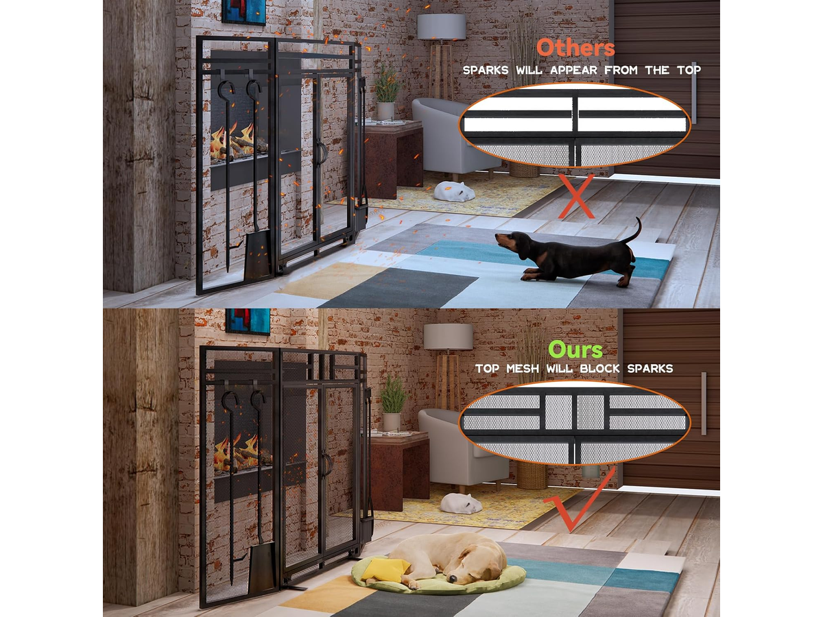 Door Fireplace fence