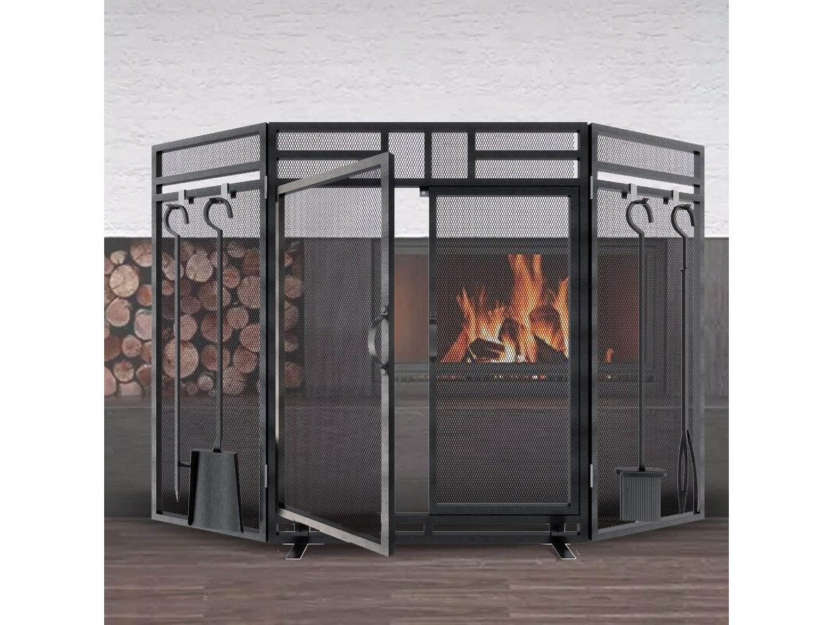 Door Fireplace fence