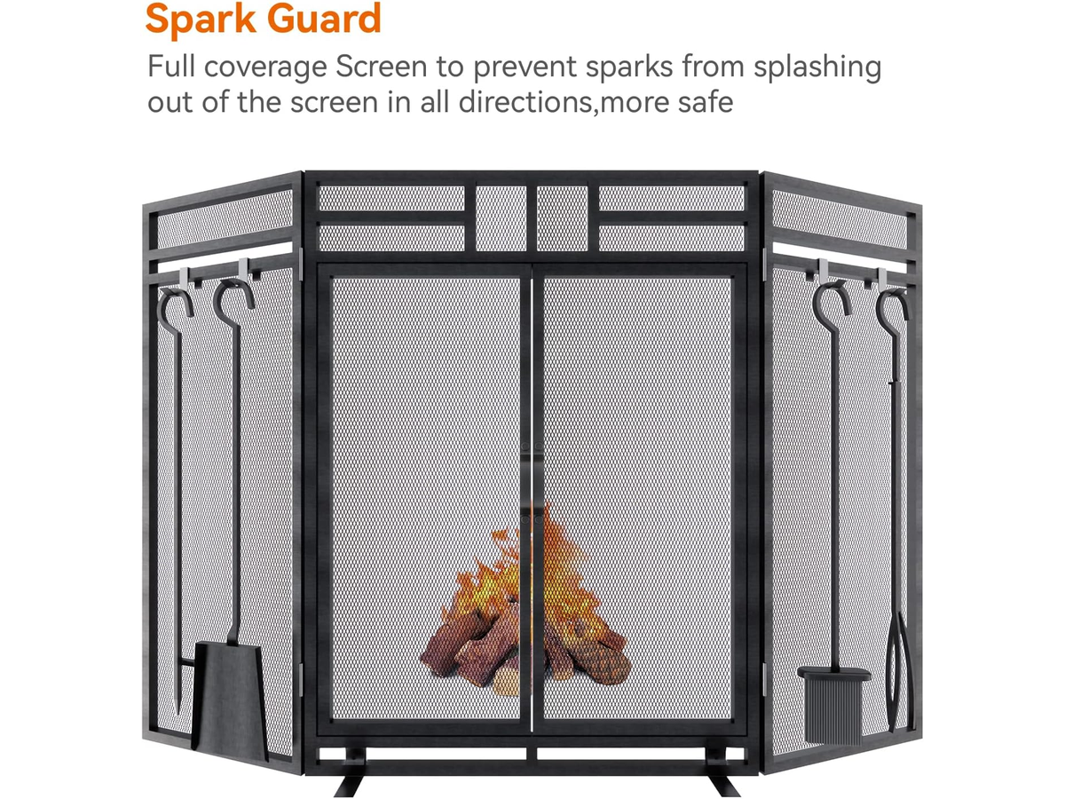 Door Fireplace fence