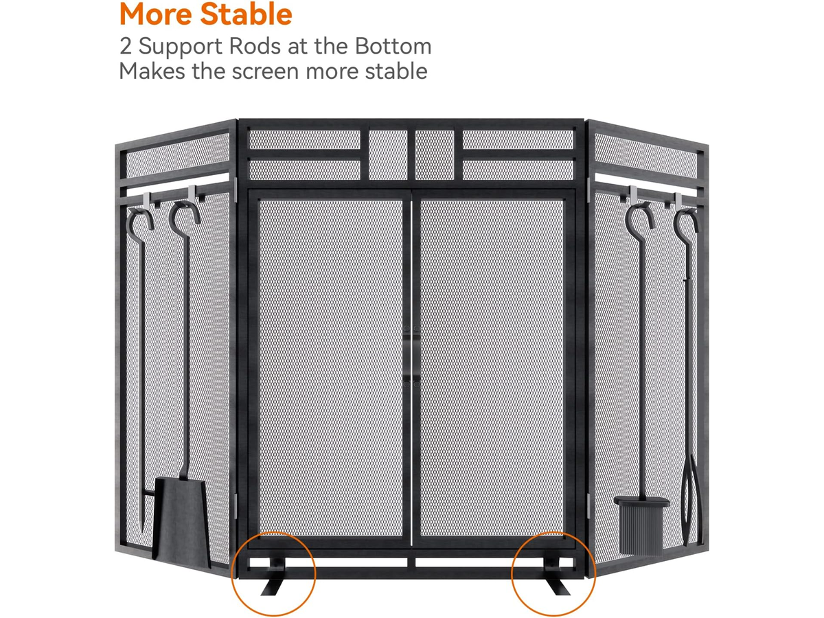 Door Fireplace fence
