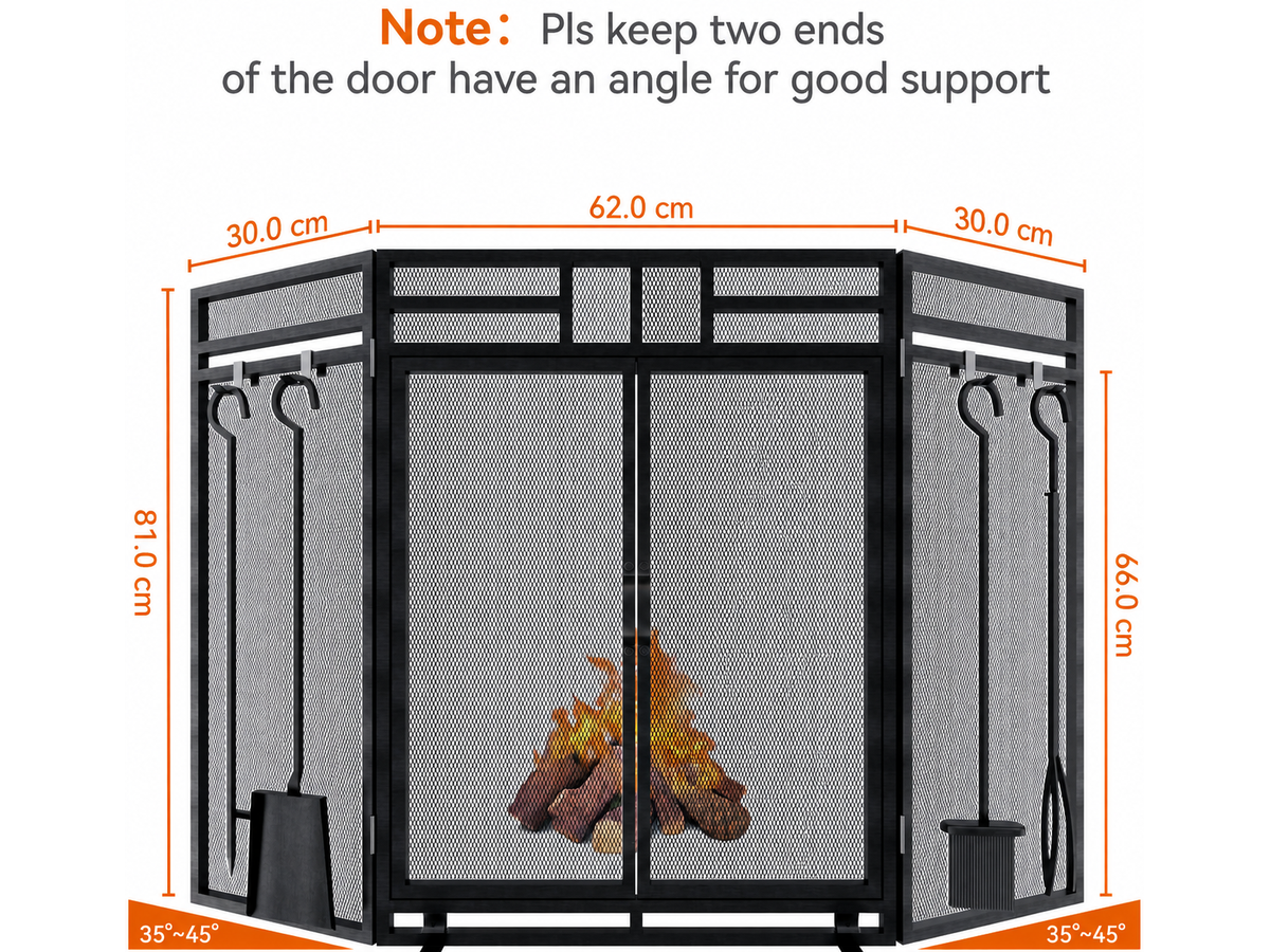 Door Fireplace fence