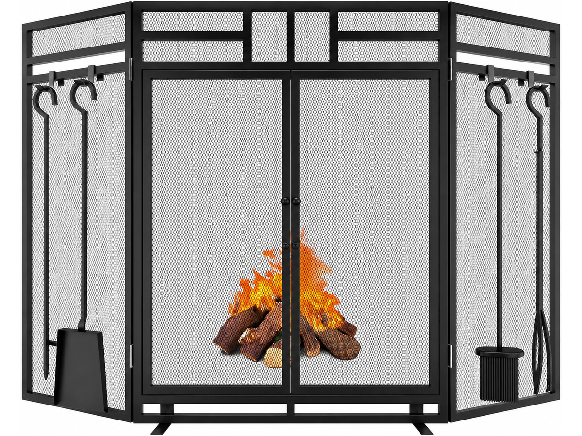 Door Fireplace fence
