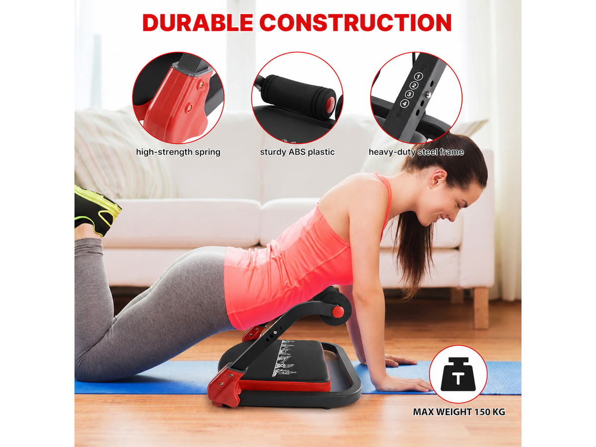 Ab Machine with Resistance Bands