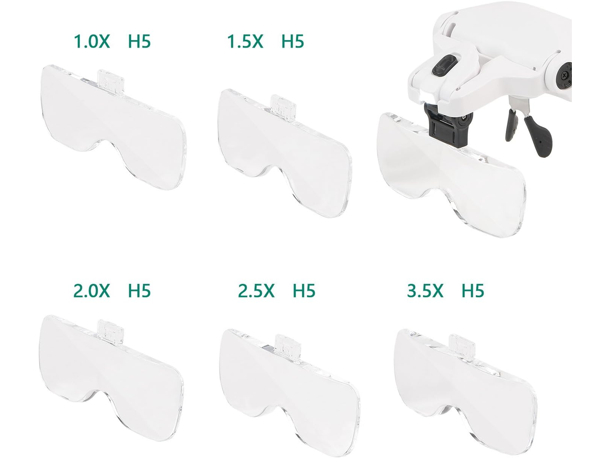 Magnifying Glasses with Light