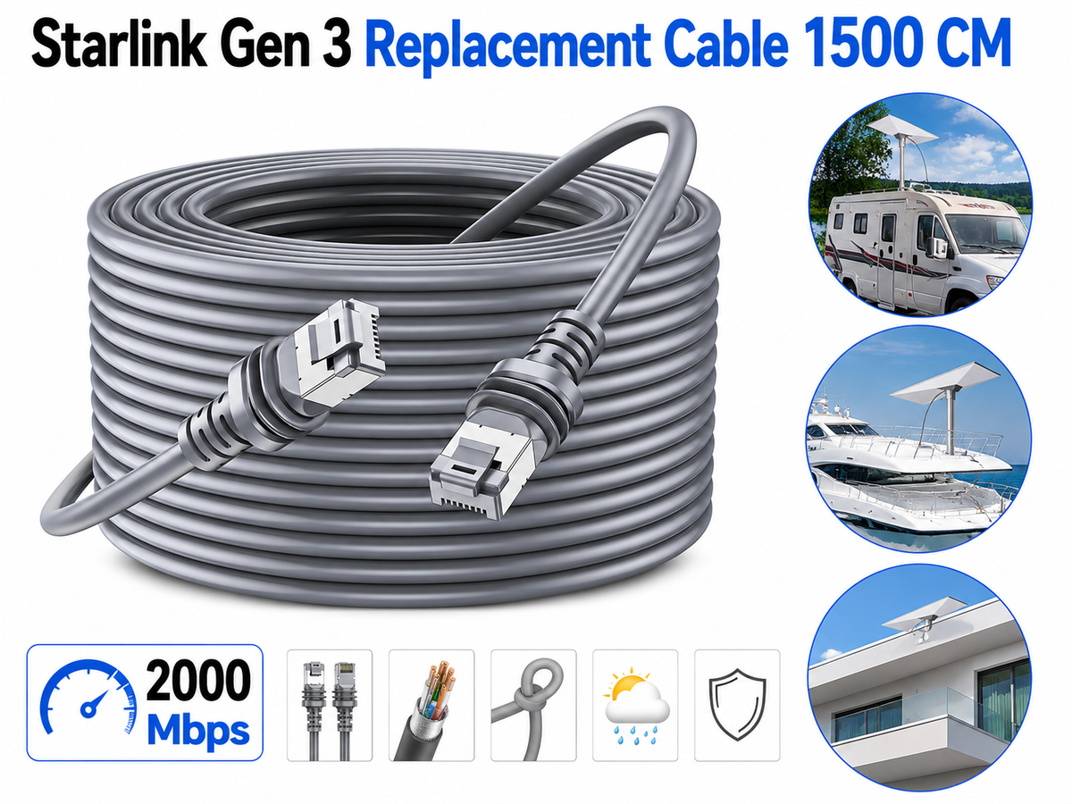 Starlink Gen 3 Replacement Cable 15M
