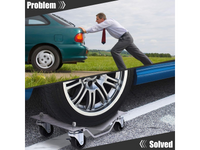 Thumbnail for Tire Wheel Dolly 4 Pack Heavy Duty Vehicle Positioning Skates