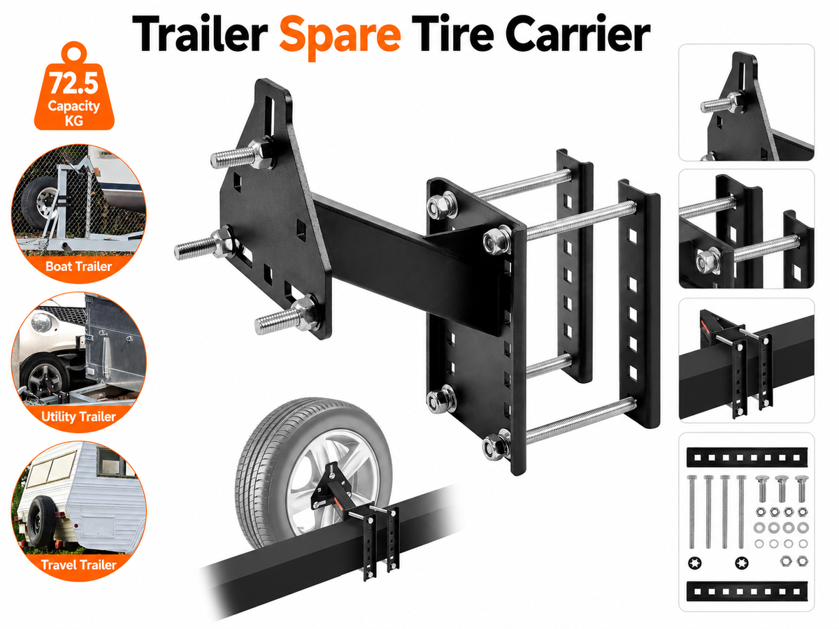 Trailer Wheel Bracket Spare Tire Carrier