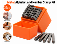 Thumbnail for 37Pcs Letter Number Punch Set
