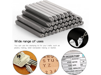 Thumbnail for 37Pcs Letter Number Punch Set