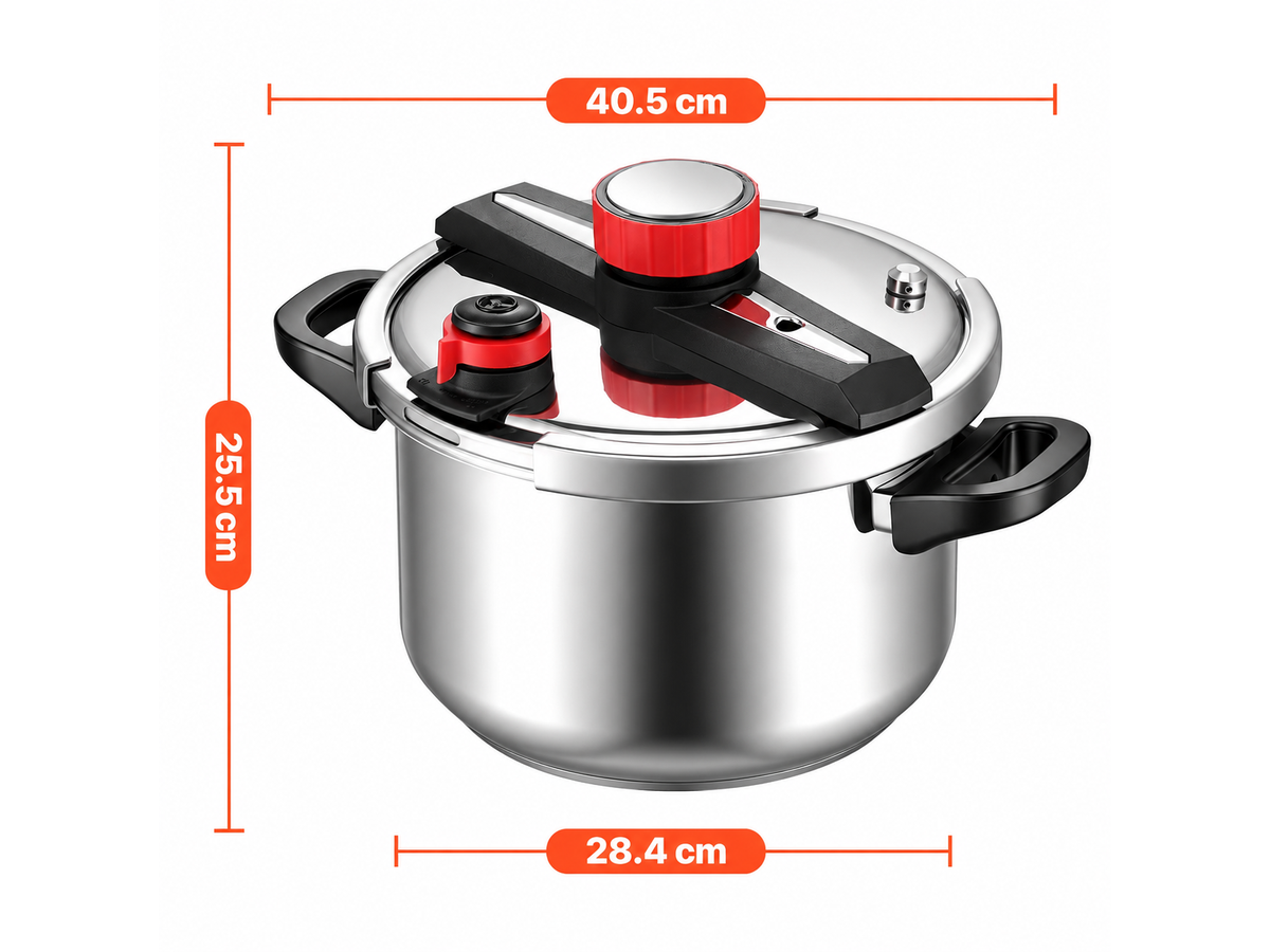 Pressure Cooker with Steaming Rack