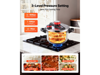 Thumbnail for Pressure Cooker with Steaming Rack